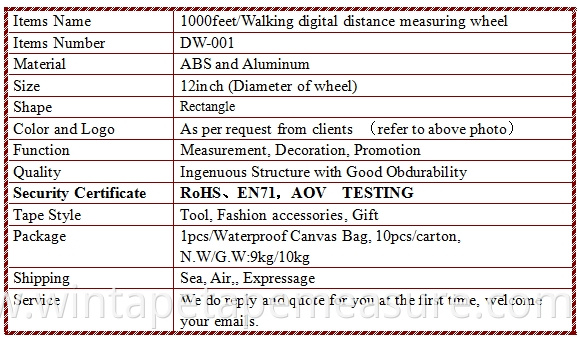 Long distance measuring tape lanyard feet foot high precision walking tools for golf ground auto industrial with high quality